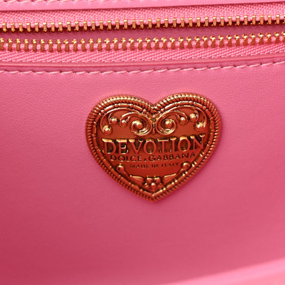 Dolce & Gabbana Calfskin Medium Devotion Crossbody Bag Pink 5 of 9