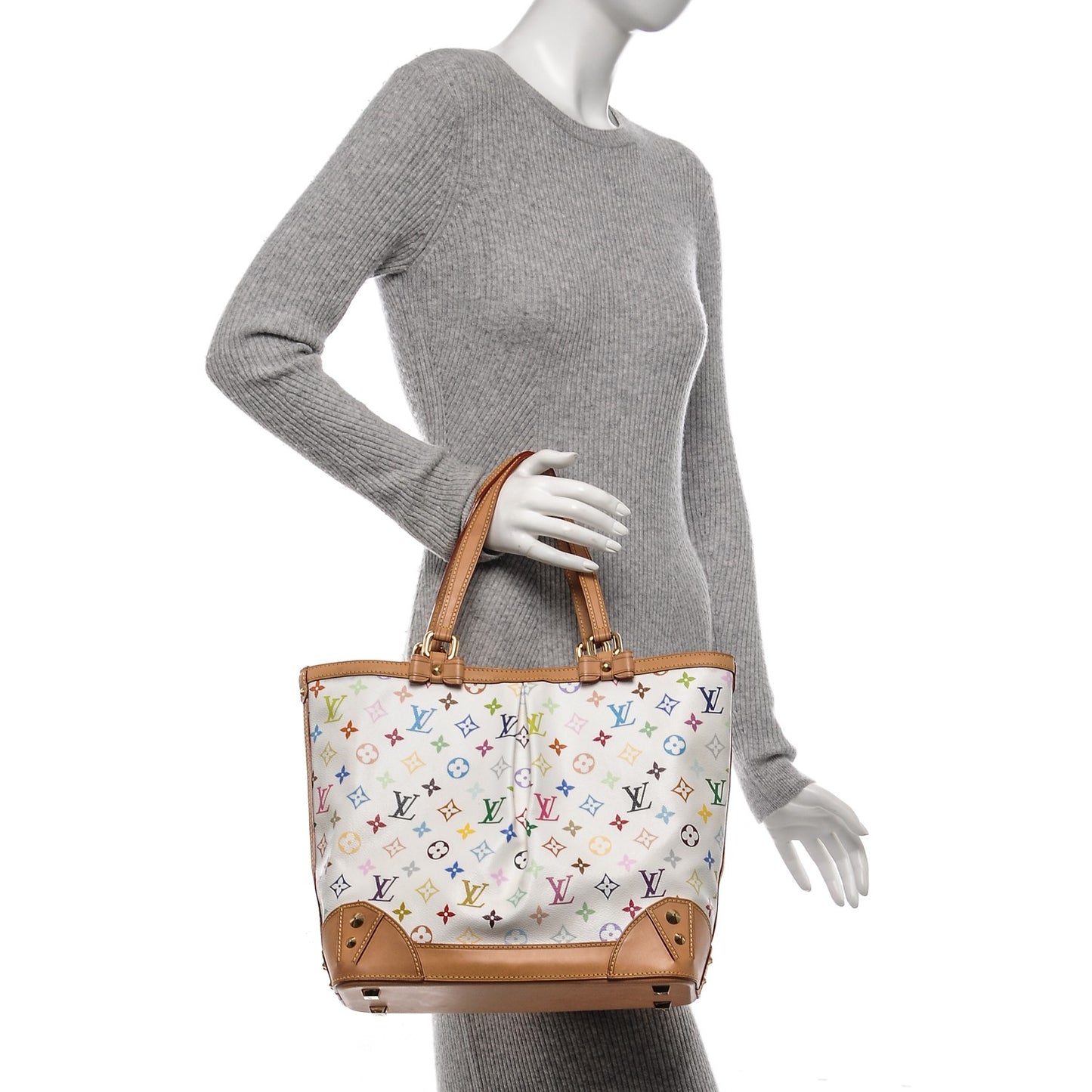 Monogram Multicolor Sharleen GM White