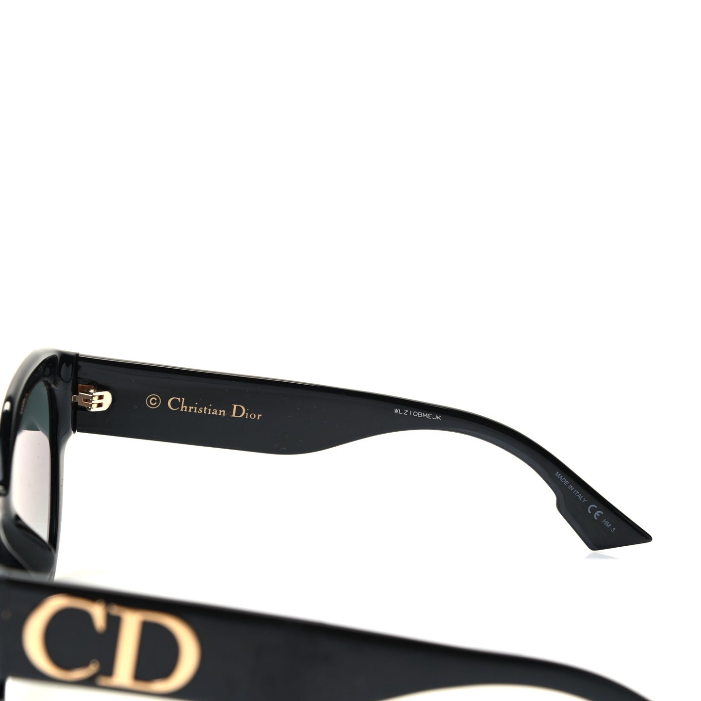 Acetate DDior Cat Eye Sunglasses Black