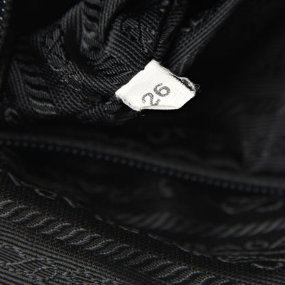Prada Nylon Flat Messenger Bag Black 6 of 14