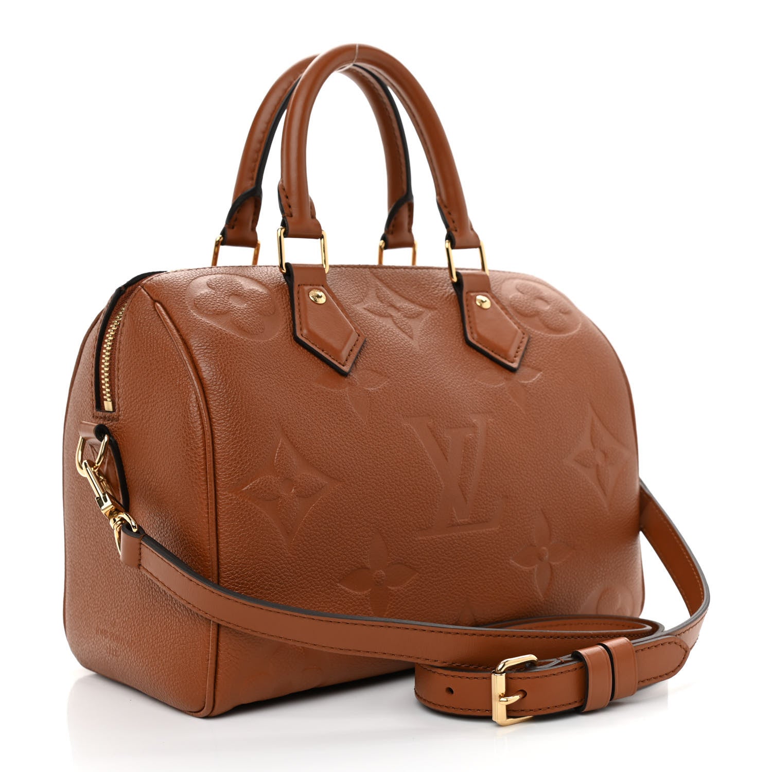 Louis Vuitton Empreinte Monogram Giant Speedy Bandouliere 25 Cognac 3 of 7