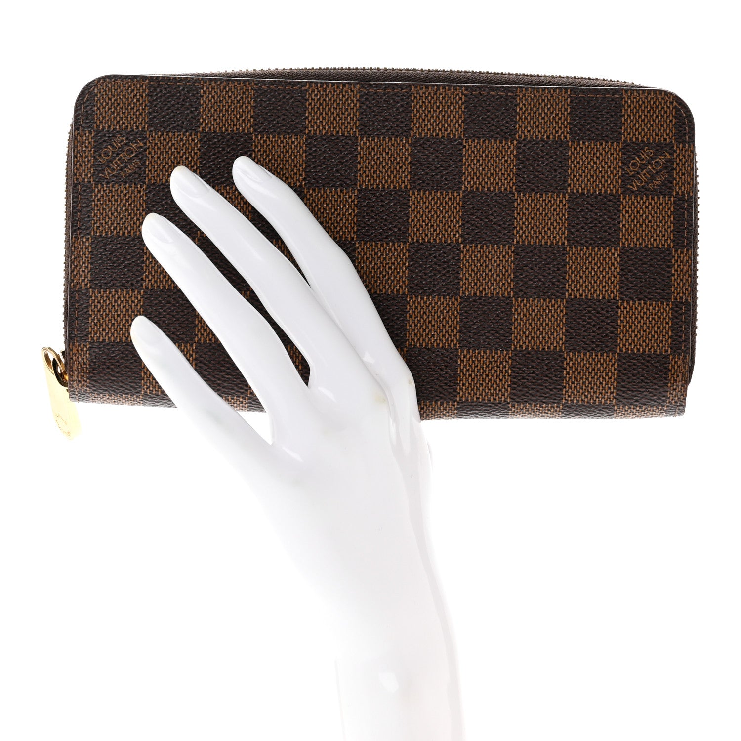 Louis Vuitton Damier Ebene Zippy Wallet 2 of 6
