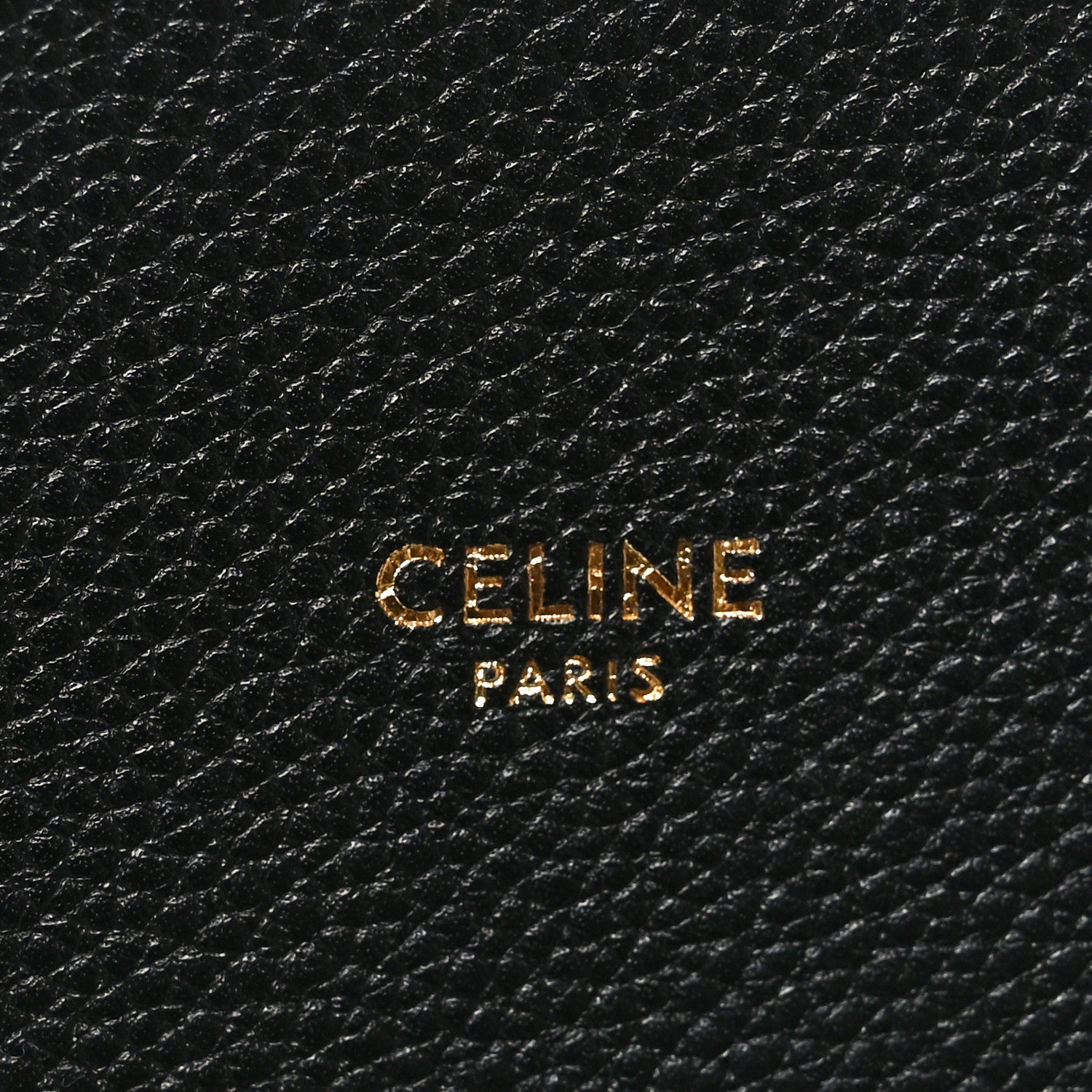 Celine Soft Grained Calfskin Small Belt Cabas Phantom Black 6 of 9