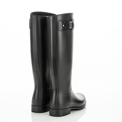 Saint Laurent Rubber Festival 25 High Rain Boots 37 Black 4 of 7