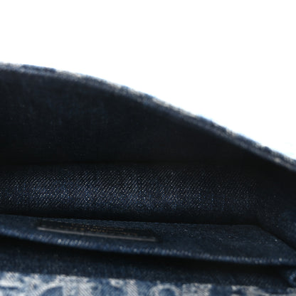Christian Dior Denim Oblique 30 Montaigne East West Chain Flap Bag 5 of 10