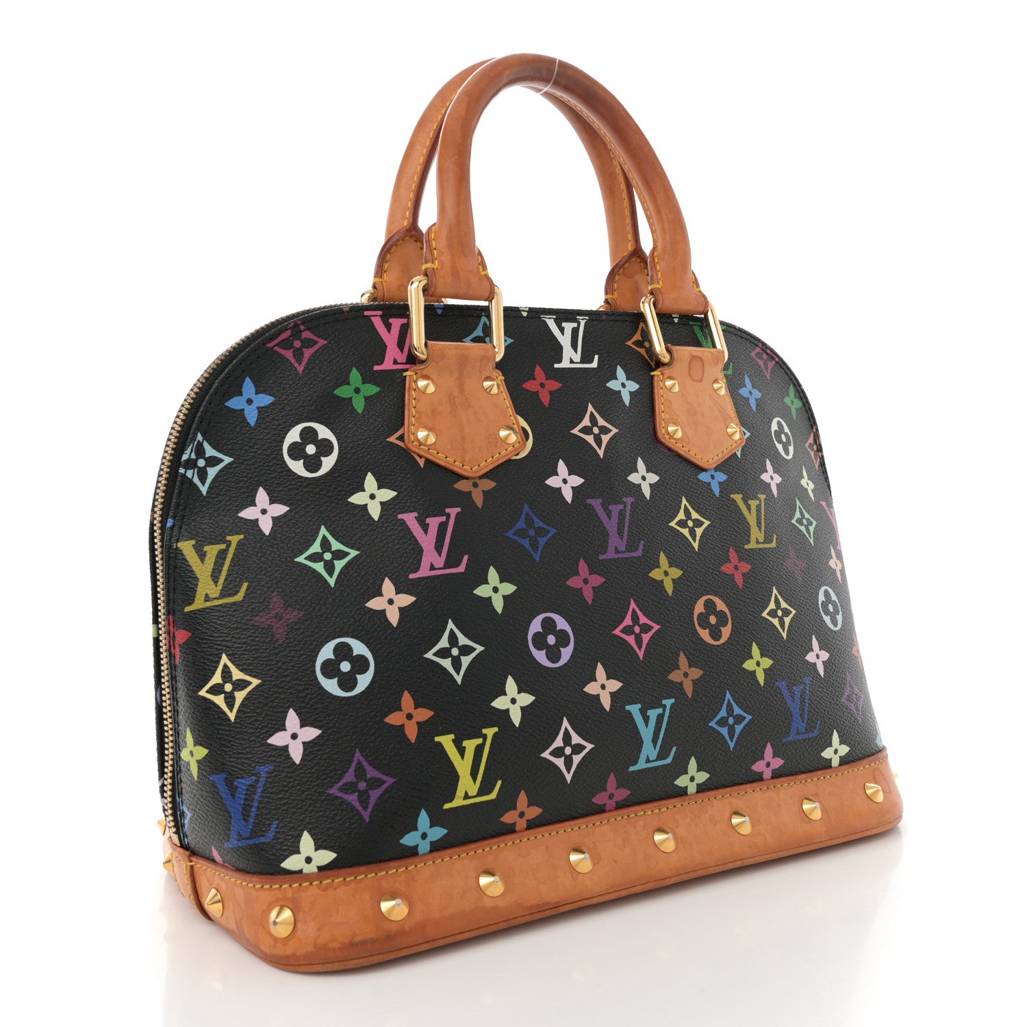 Louis Vuitton Monogram Multicolor Alma Black 3 of 14