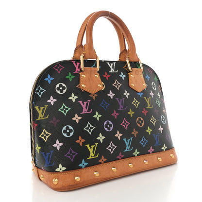 Louis Vuitton Monogram Multicolor Alma Black 3 of 14