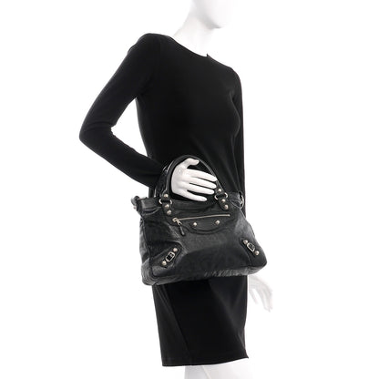 Balenciaga Agneau Giant 12 Silver Hardware Town Black 3 of 8