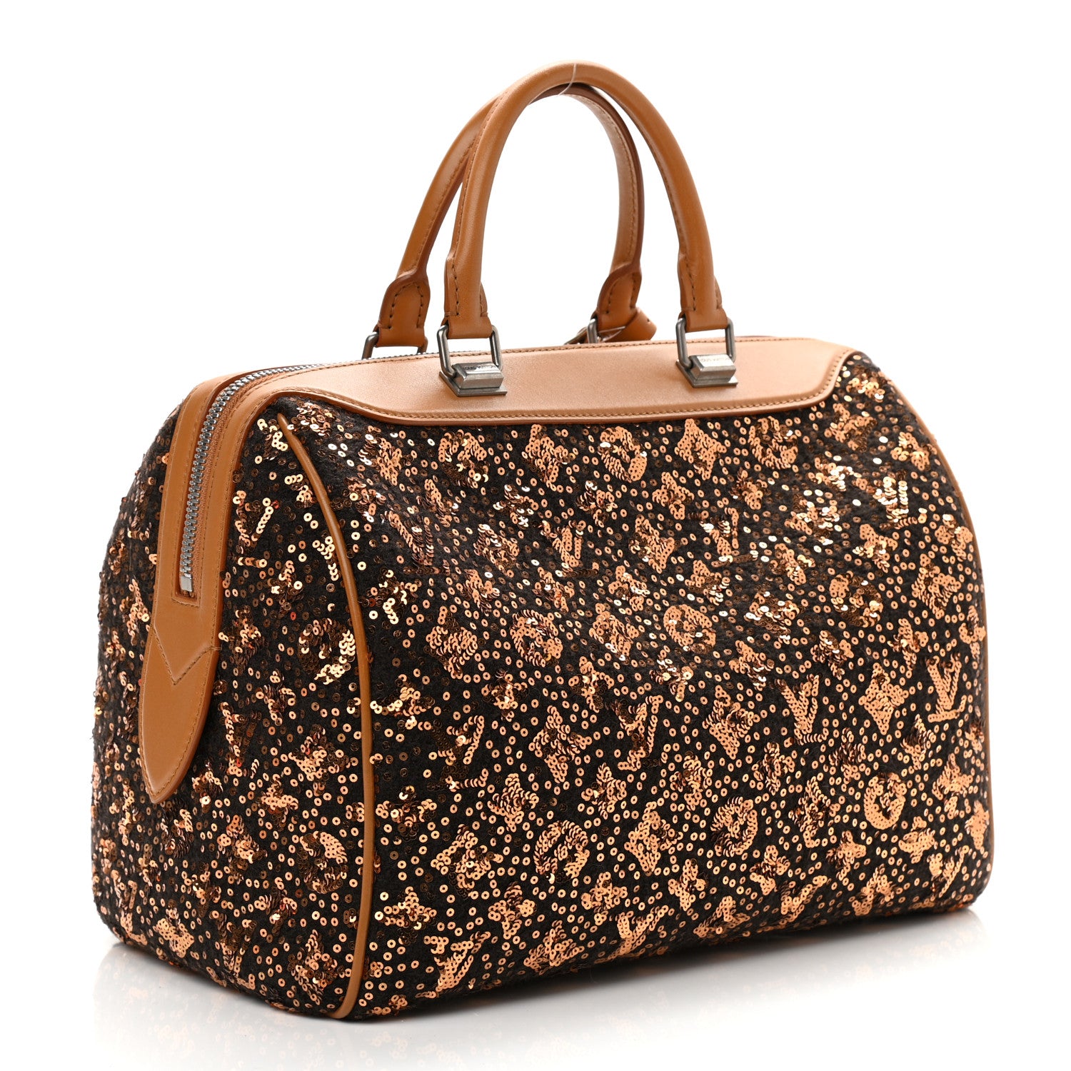 Louis Vuitton Sequin Monogram Sunshine Express Speedy Gold 2 of 9