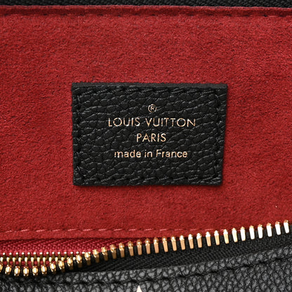 Louis Vuitton Empreinte Monogram Giant Speedy Bandouliere 25 Black Beige 6 of 9