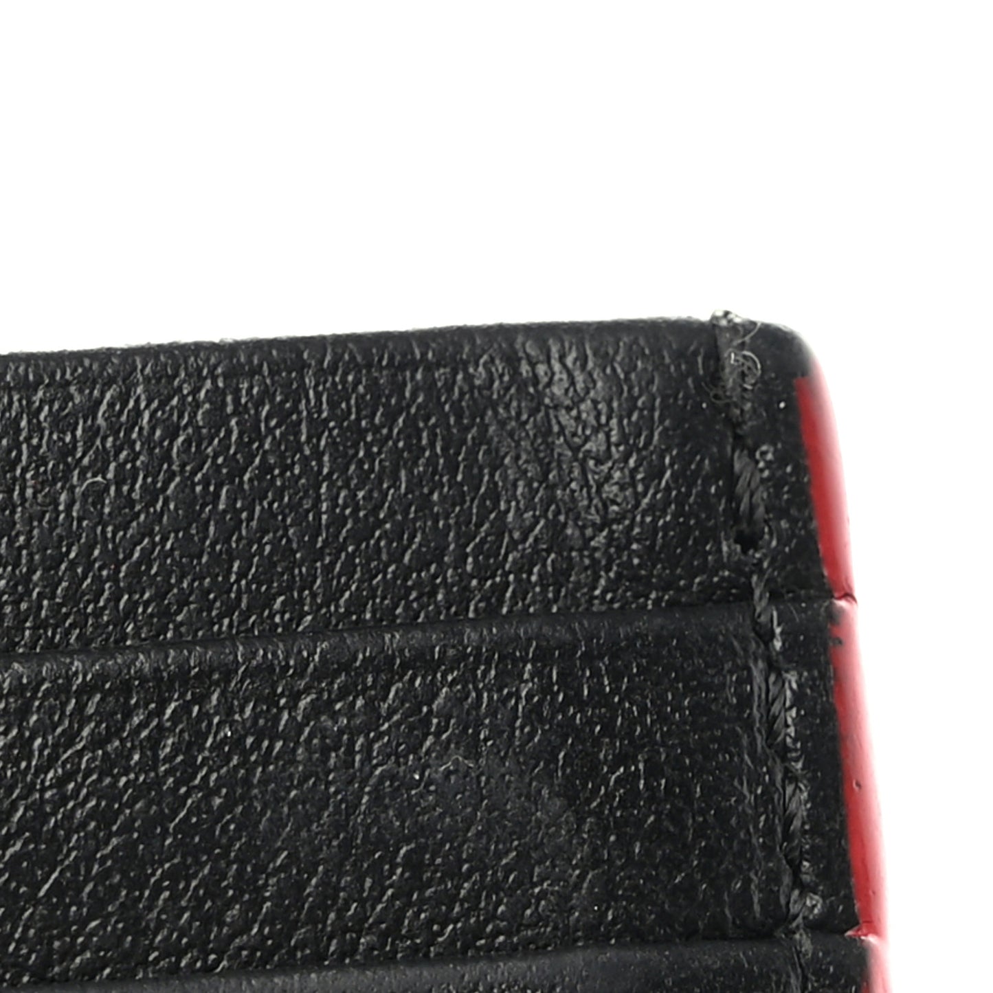 Calfskin Paris Spikes Kios Card Holder Black