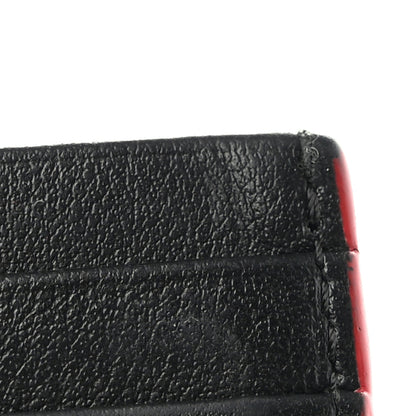 Christian Louboutin Calfskin Paris Spikes Kios Card Holder Black 11 of 13