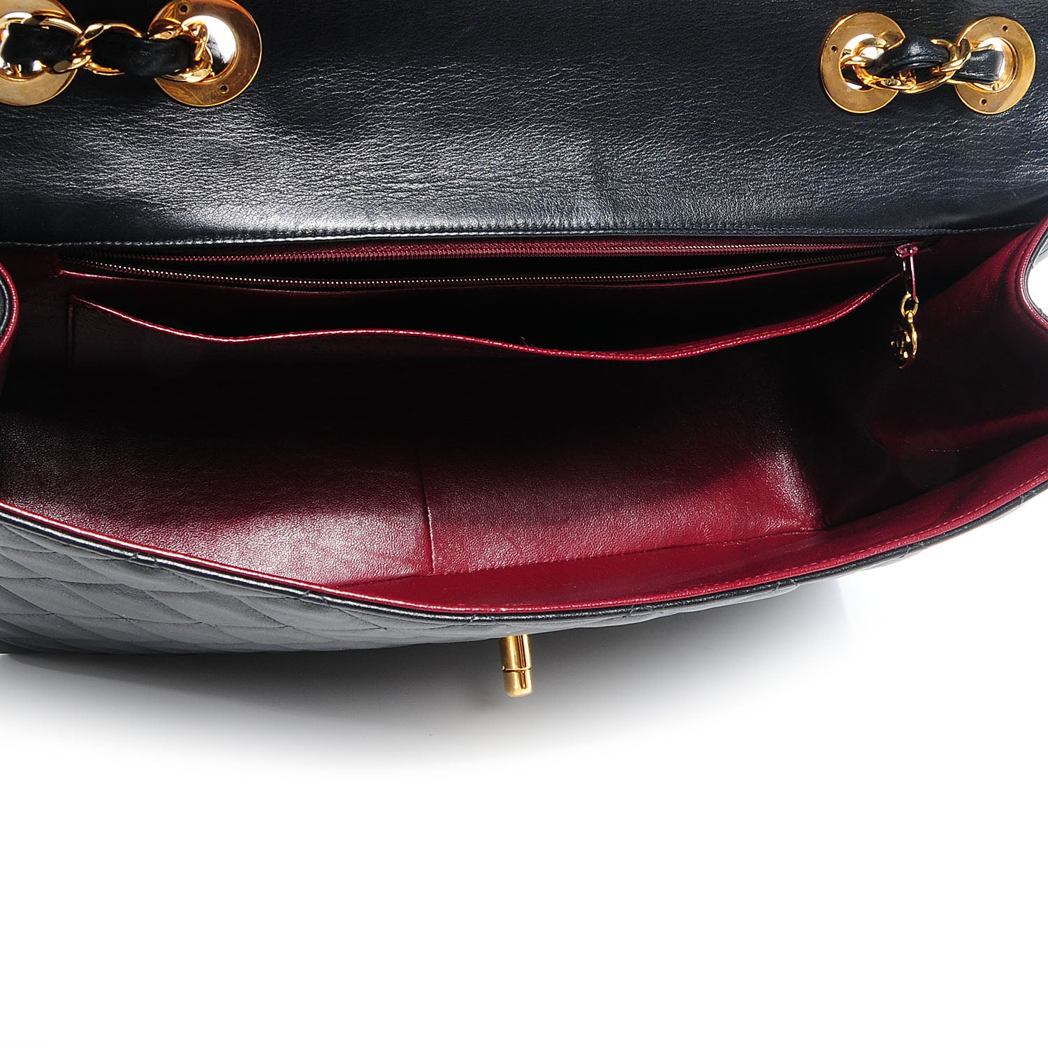 Chanel Lambskin XL Jumbo Flap Black 10 of 10