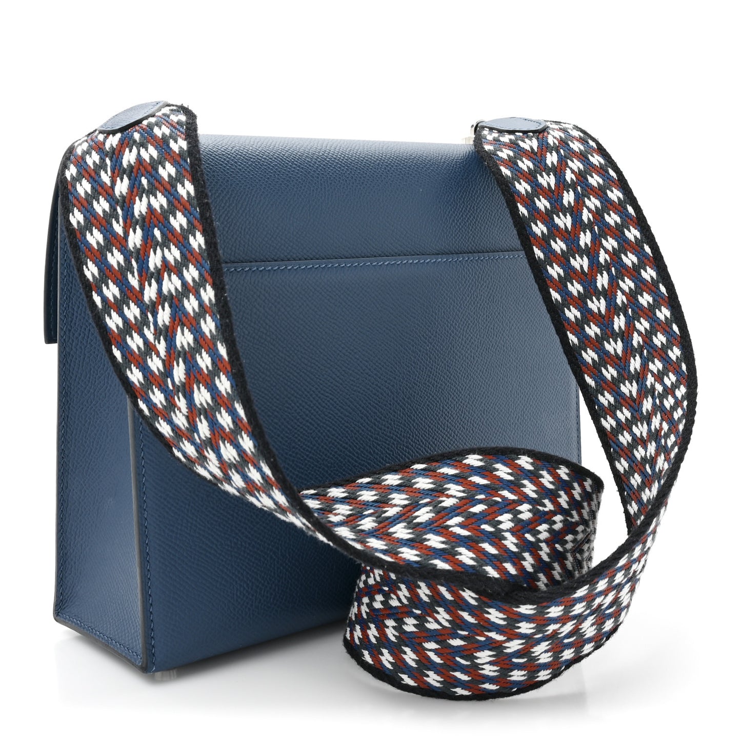 Epsom Mini Verrou Large Strap Bag Deep Blue