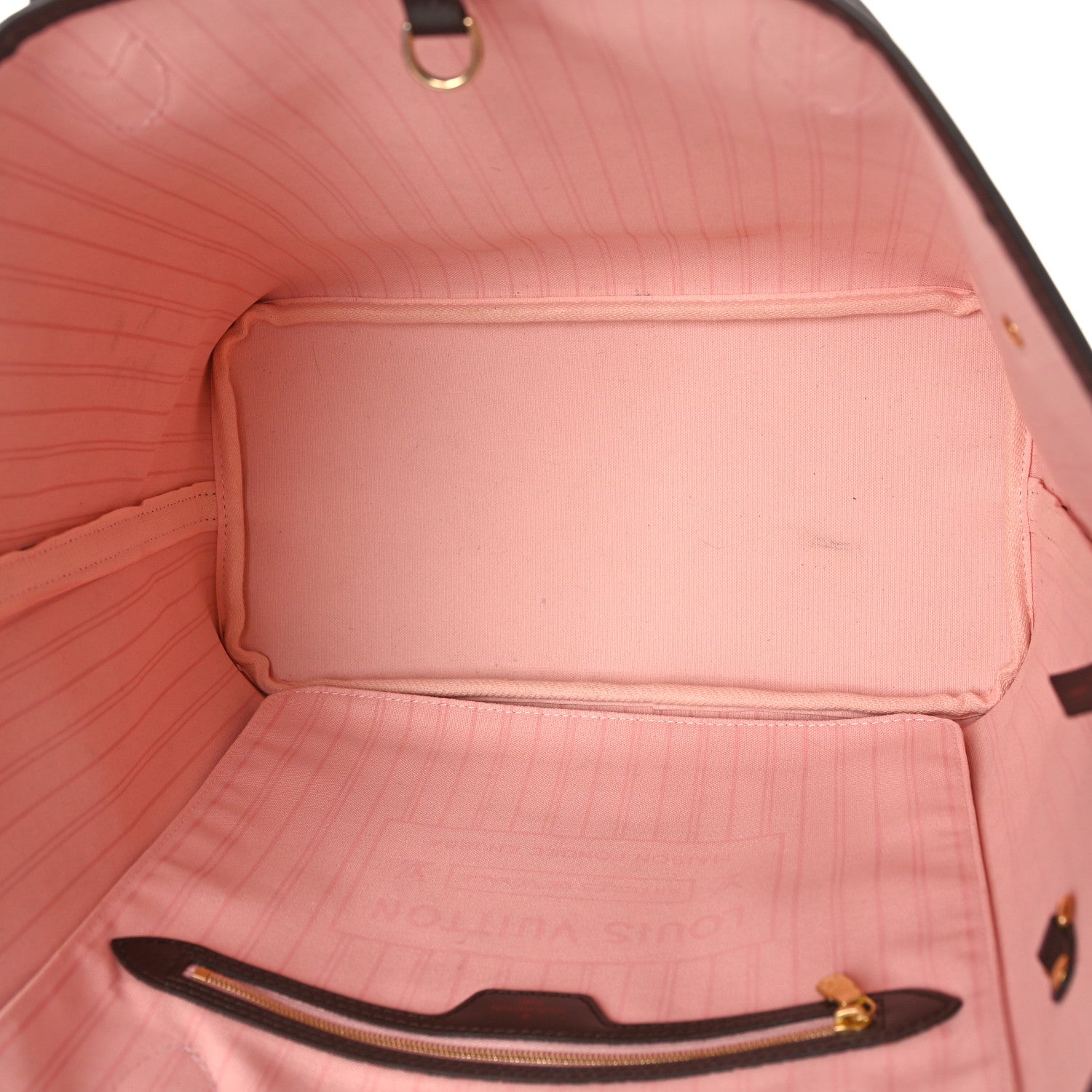 Louis Vuitton Damier Ebene Neo Neverfull MM Rose Ballerine 5 of 9