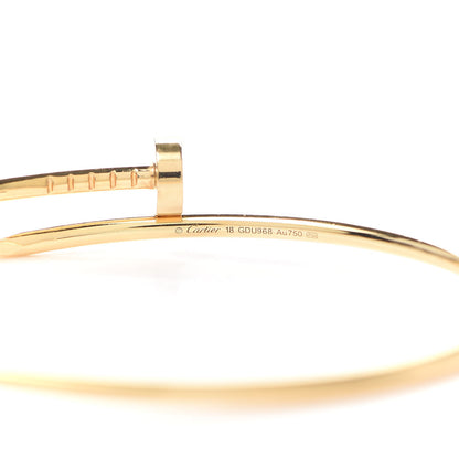 Cartier 18K Yellow Gold Small Juste Un Clou Bracelet 18 4 of 6