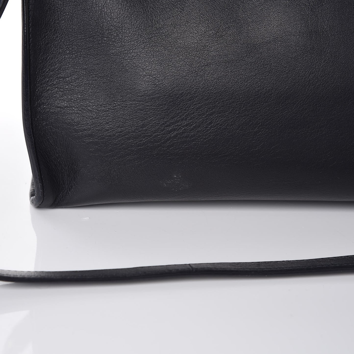 Calfskin Small Classic Y Cabas Navy Blue