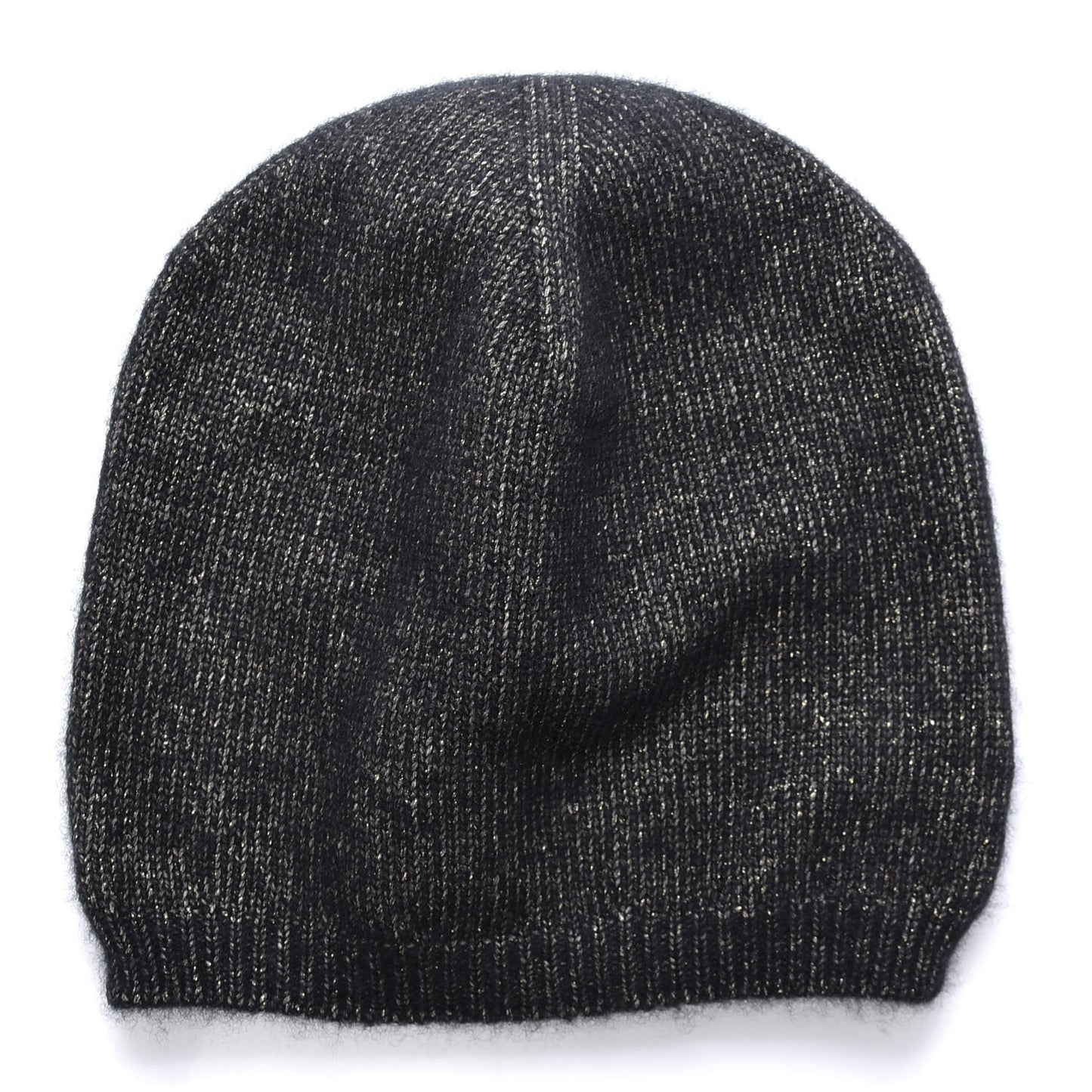 Cashmere Blend CC Beanie Hat Dark Grey