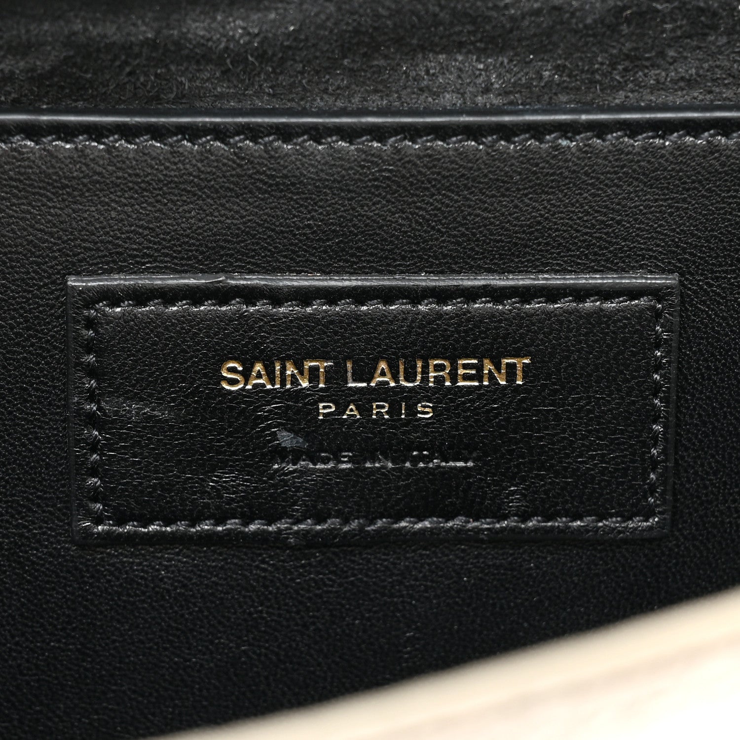 Saint Laurent Metallic Calfskin Medium Serpent Clutch Gold 6 of 15