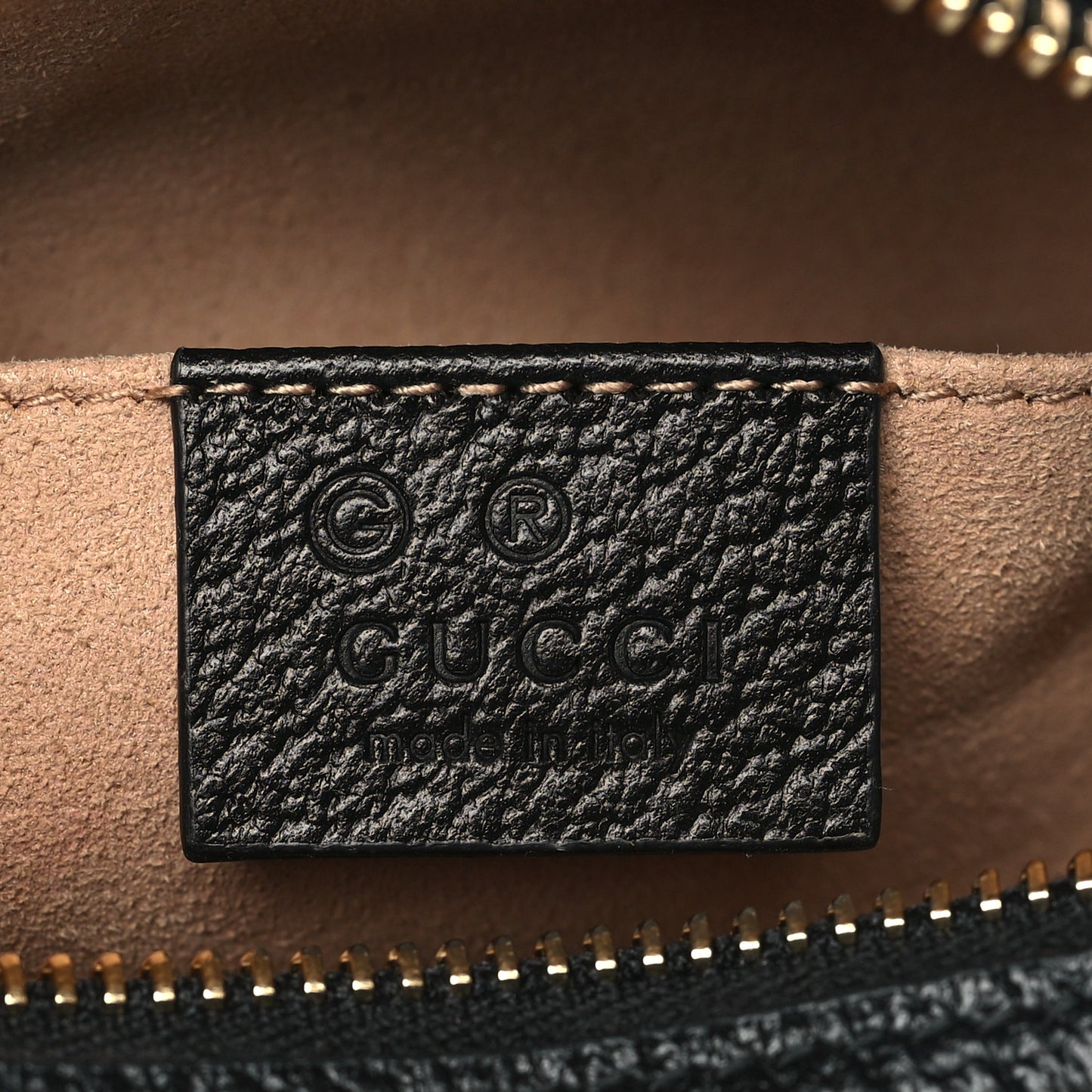 Calfskin Web Mini Ophidia Shoulder Bag Black