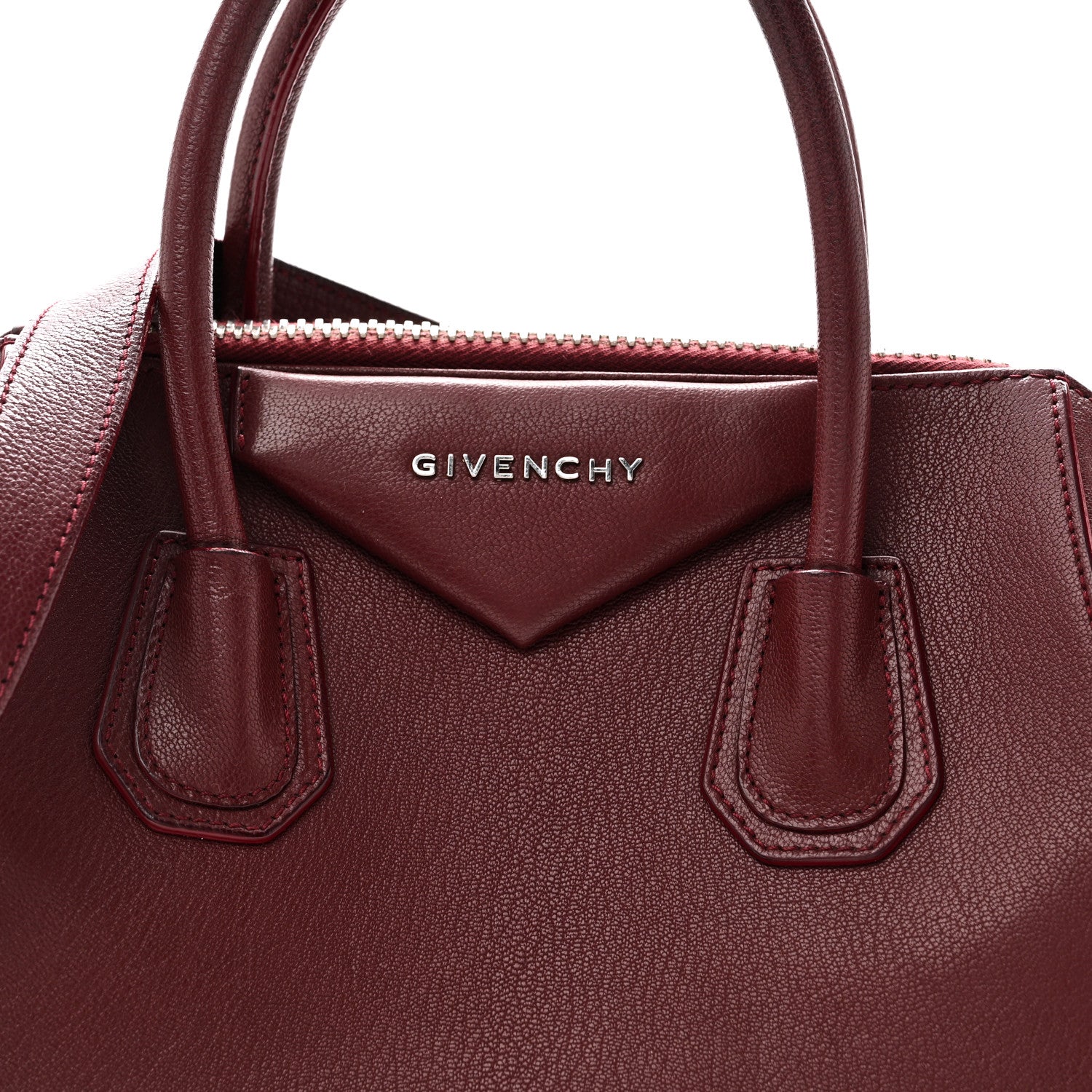 Givenchy Sugar Goatskin Small Antigona Oxblood 8 of 10