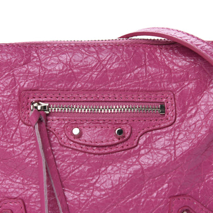 Balenciaga Agneau Arena Classic Silver Hardware XS Reporter Crossbody Rose Flamingo 10 of 10