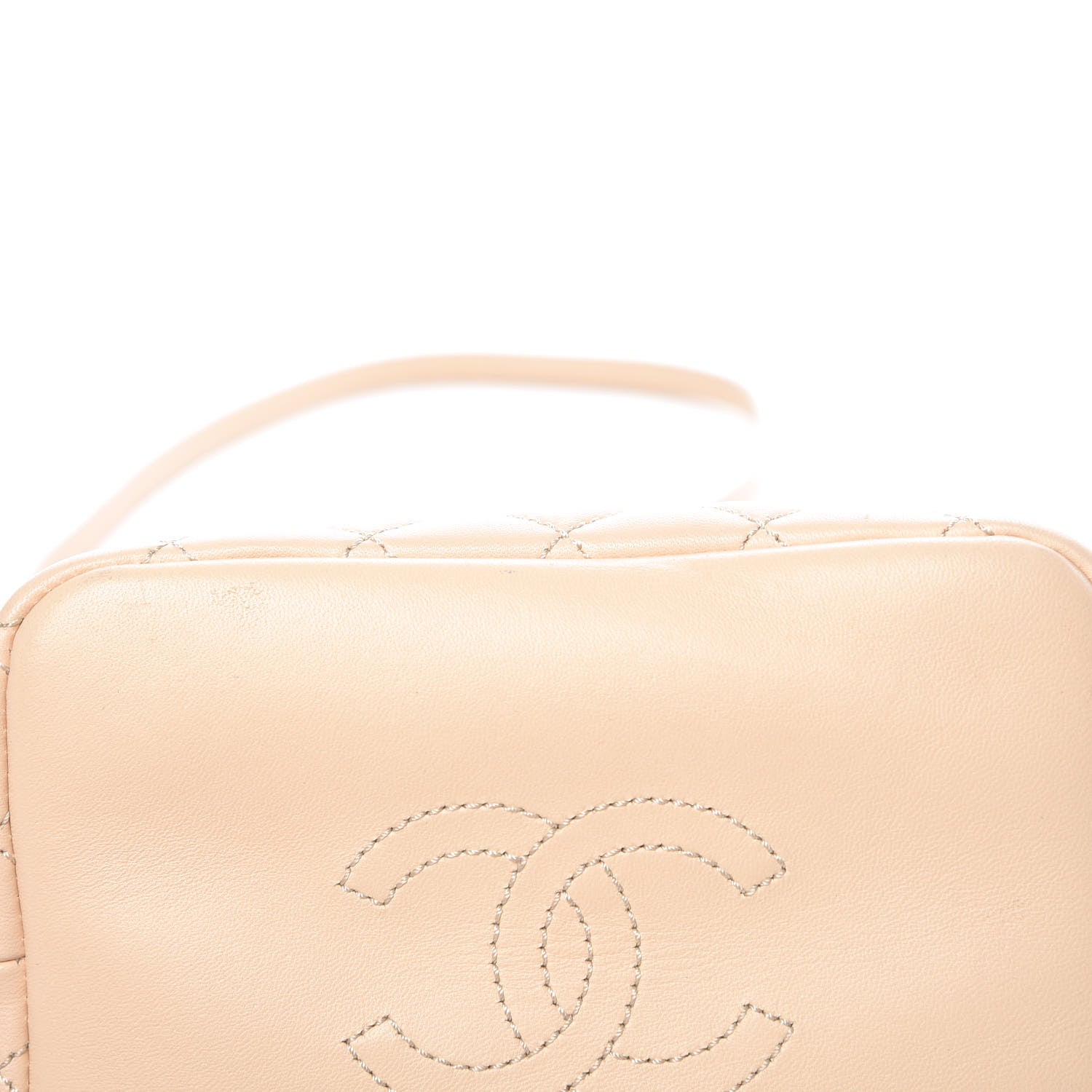 Chanel Lambskin Quilted Hobo Beige 9 of 12