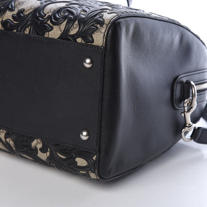 Gucci GG Supreme Monogram Arabesque Medium Boston Black 10 of 12