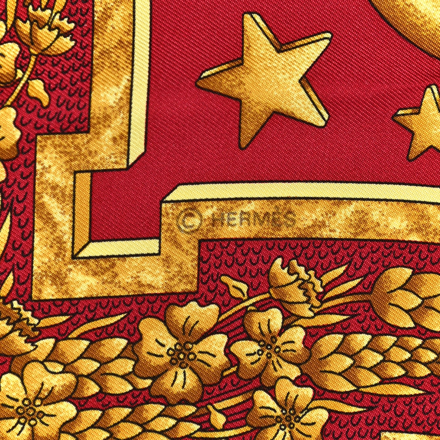 Silk Carpe Diem Scarf 90