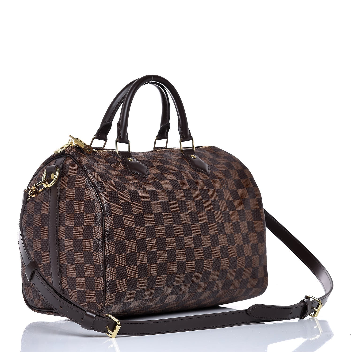 Louis Vuitton Damier Ebene Speedy Bandouliere 30 3 of 12