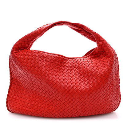Bottega Veneta Nappa Intrecciato Large Veneta Hobo Corniola 1 of 9