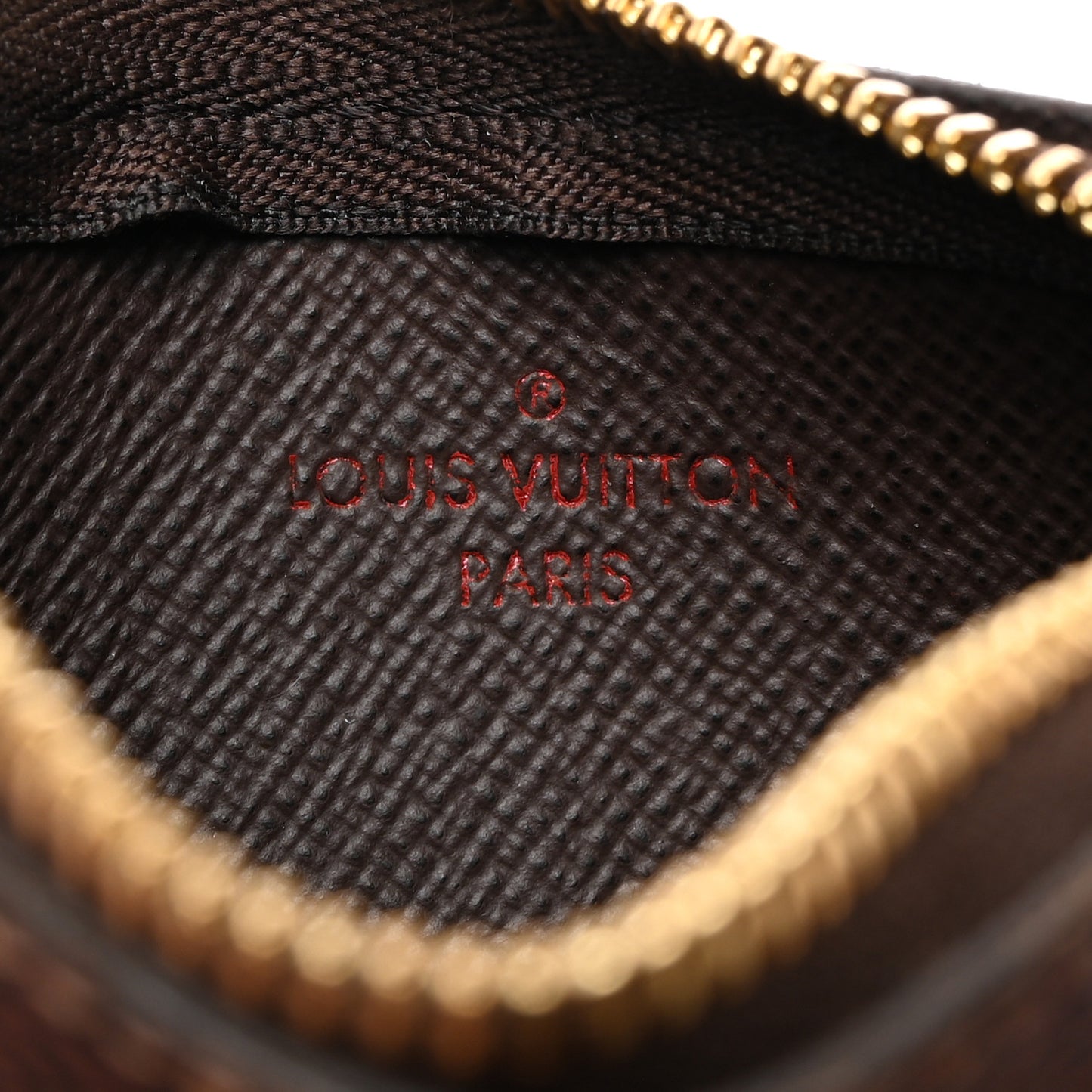 LOUIS VUITTON Damier Ebene Key Pouch