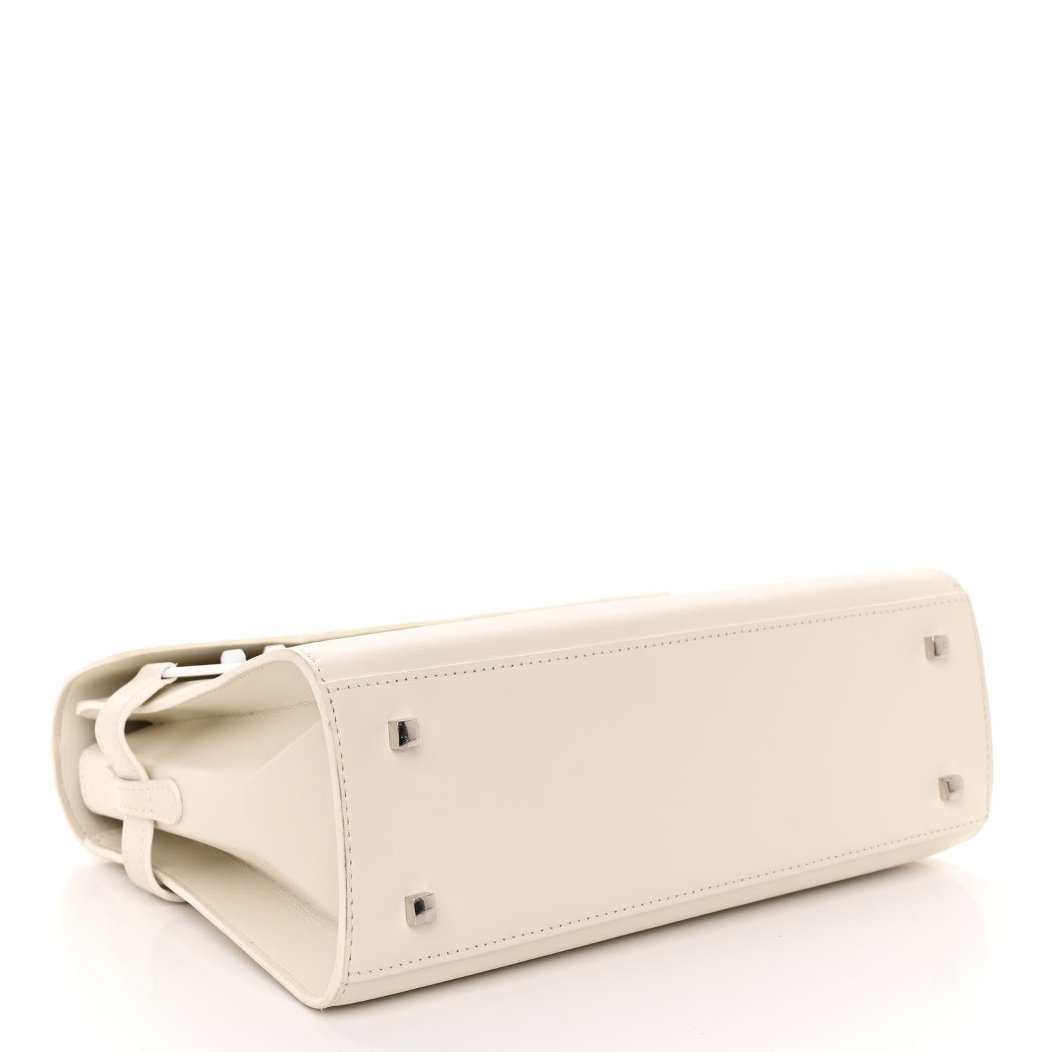 Delvaux Calfskin MM Tempete Satchel Ivory 4 of 10