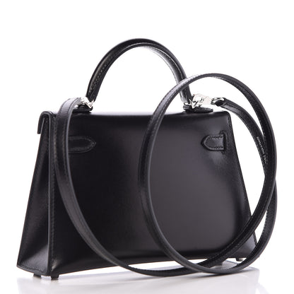 Hermes Box Mini Kelly Sellier 20 Black 3 of 30