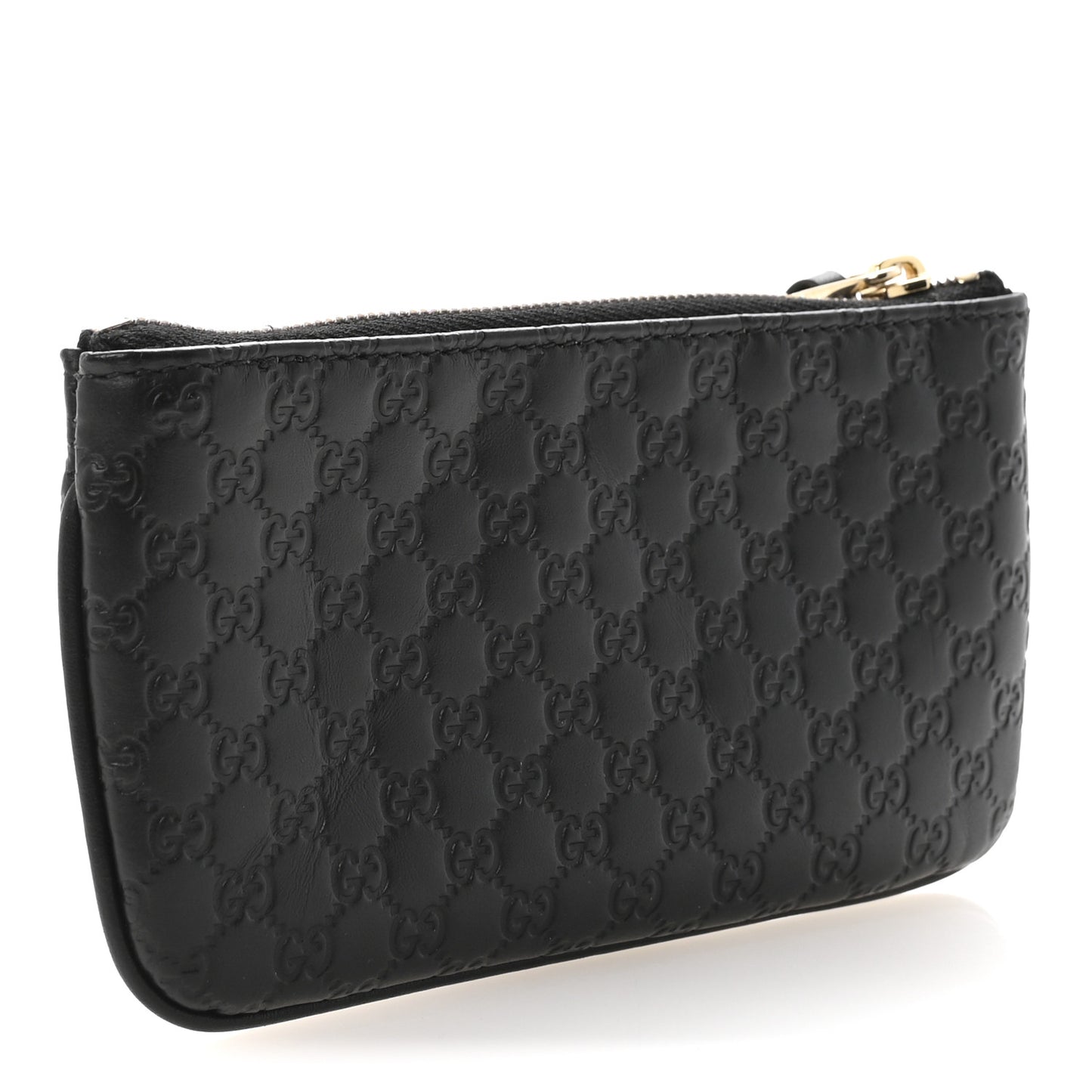 Microguccissima Key Ring Coin Case Black