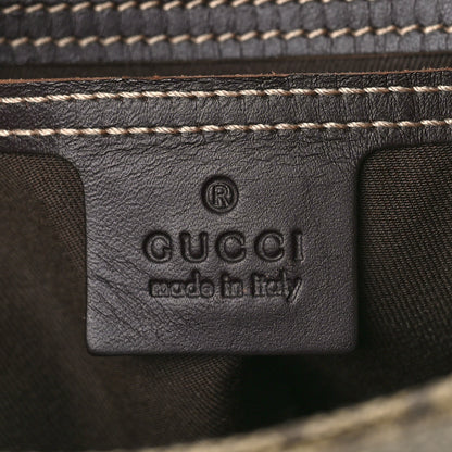 Gucci GG Supreme Monogram Small Flat Messenger Bag Dark Brown 6 of 9