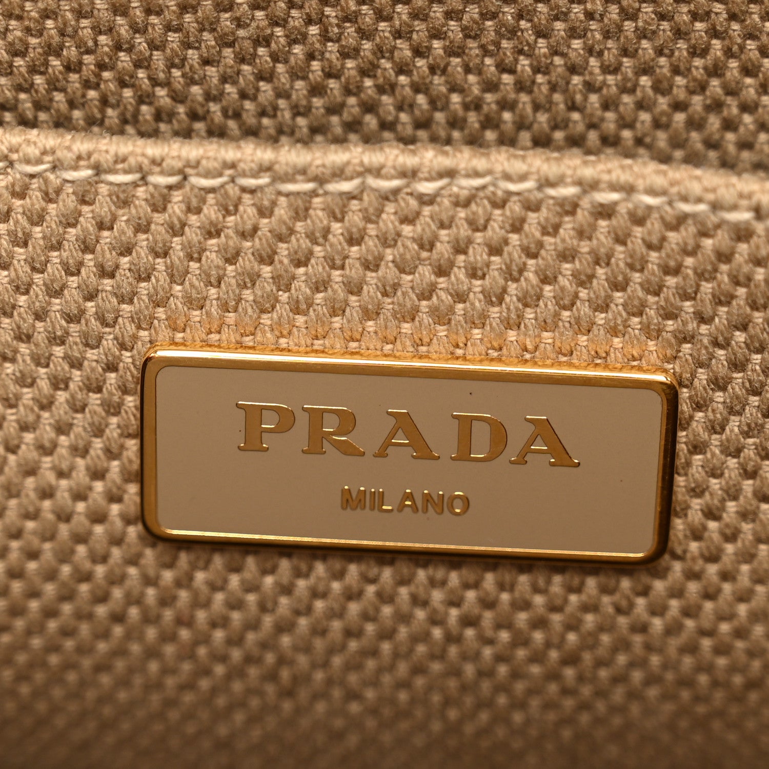Prada Canapa Small Logo Tote Deserto 6 of 11