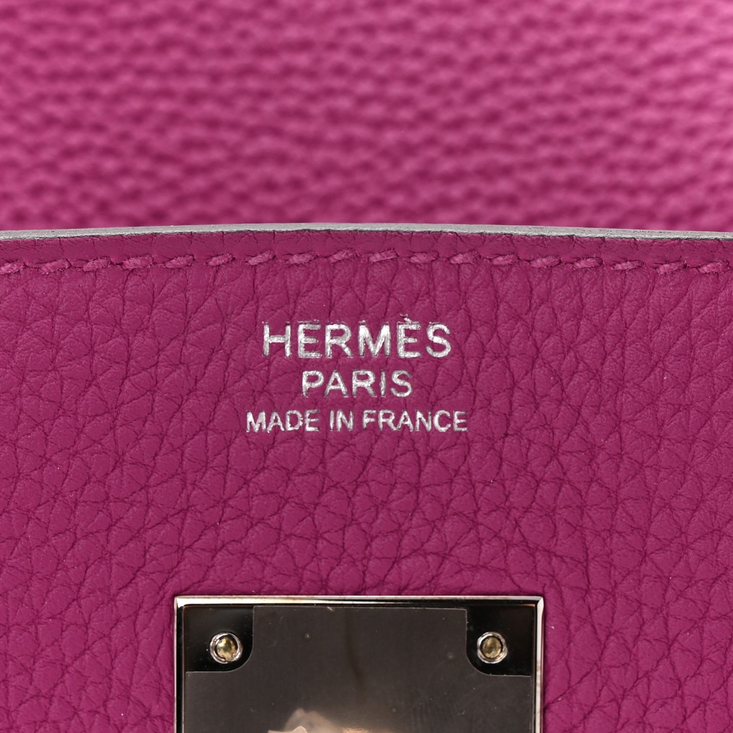 Togo Birkin 30 Rose Pourpre