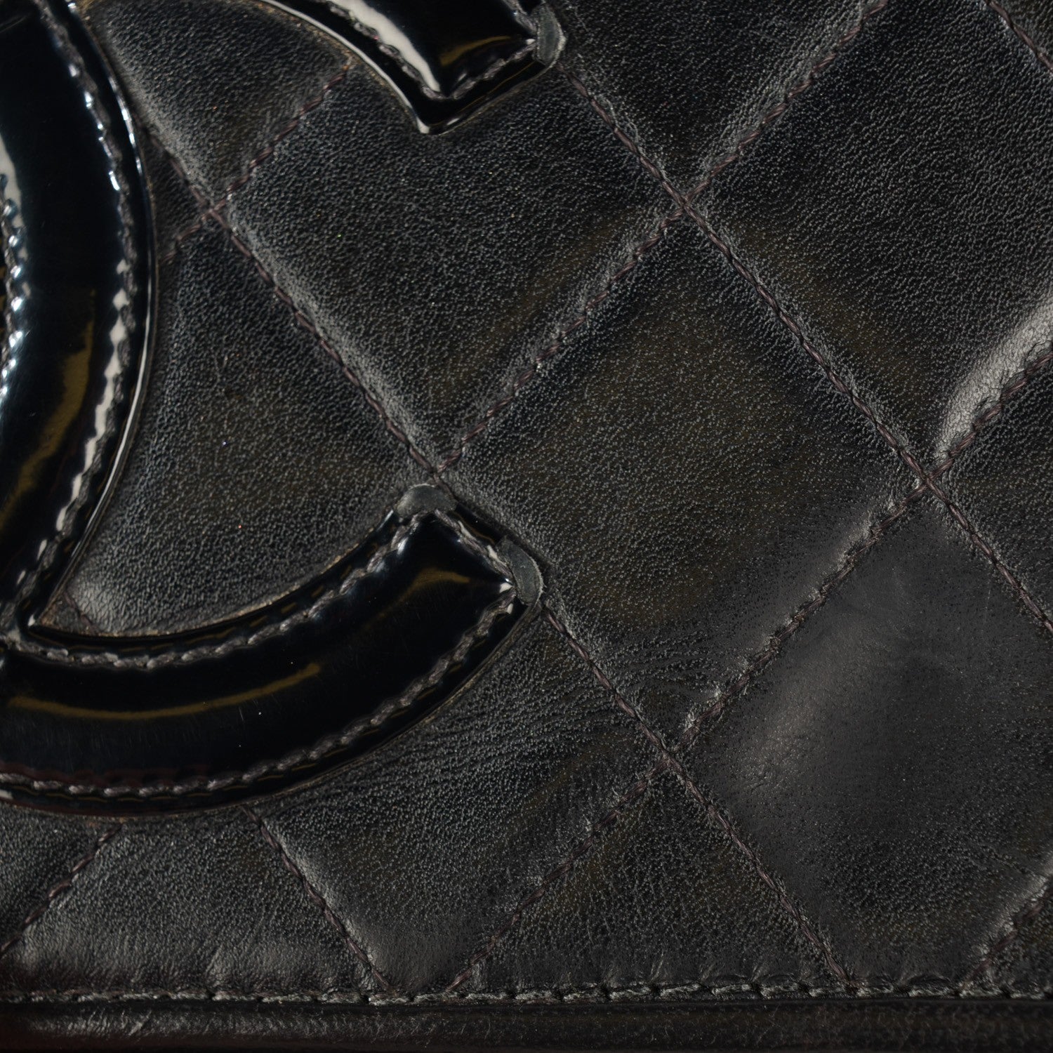 Chanel Calfskin Quilted Cambon Wallet On Chain WOC Black 12 of 16