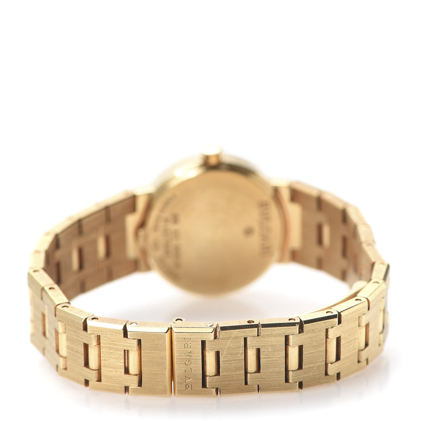 18K Yellow Gold 23mm Quartz Watch Black