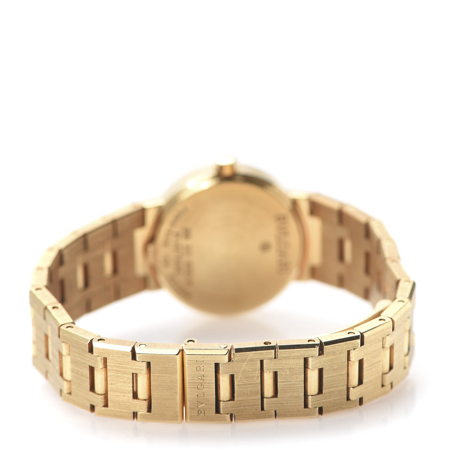 Bulgari 18K Yellow Gold 23mm Quartz Watch Black 4 of 7