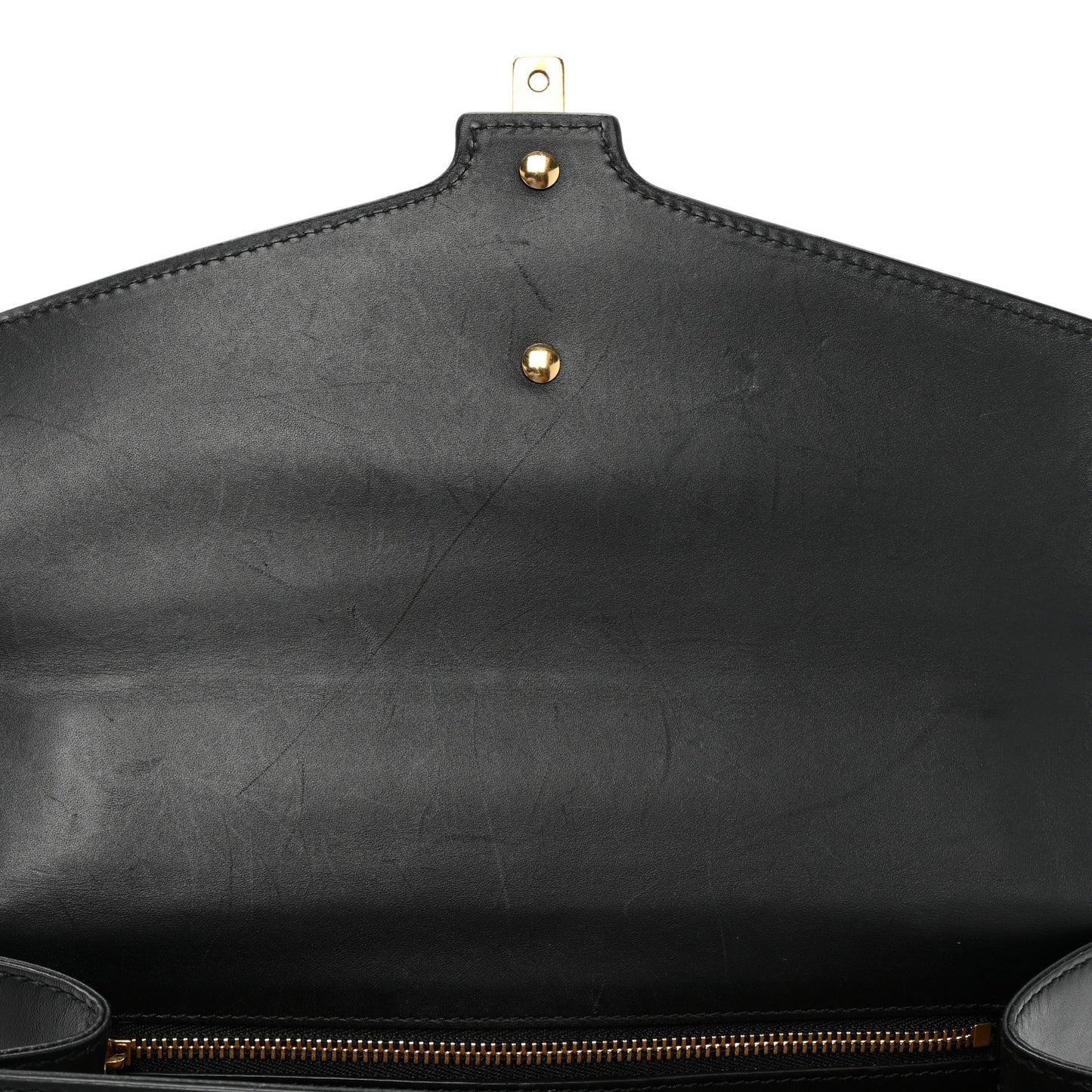 Calfskin Small Sylvie Shoulder Bag Black