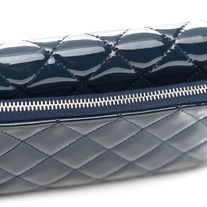 Chanel Patent Calfskin Mini Flap Crossbody Blue 12 of 12