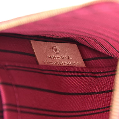 Louis Vuitton Monogram Neverfull MM GM Pochette Pivoine 7 of 8