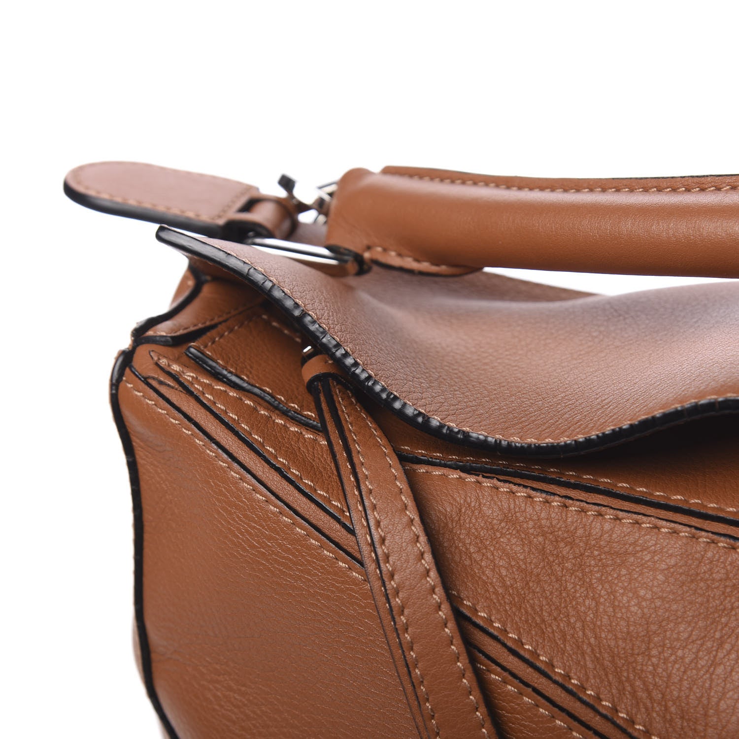 Loewe Calfskin Medium Puzzle Bag Tan 11 of 12