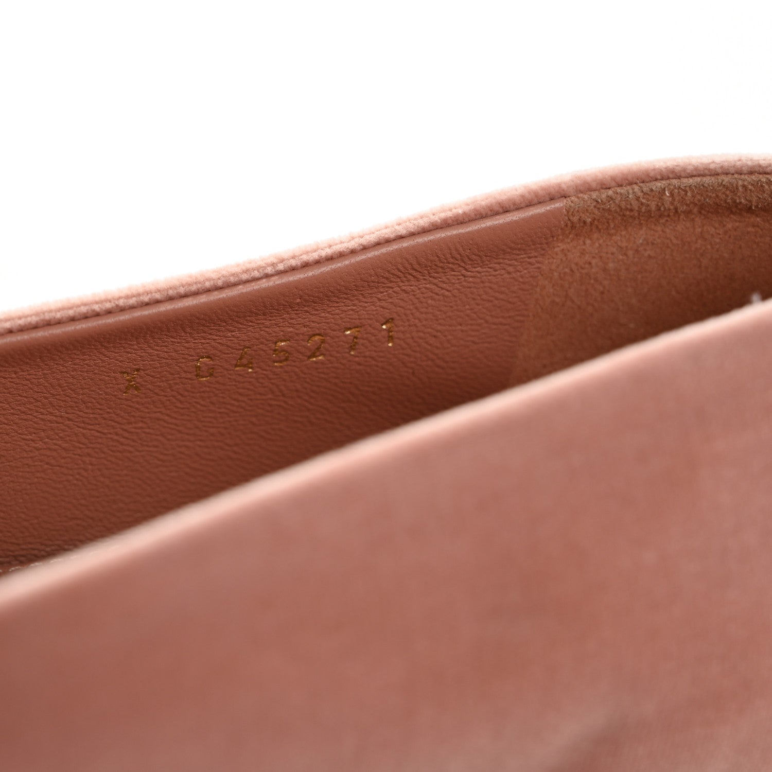 Chanel Velvet CC Moccasin Loafers 37 Light Pink 9 of 10