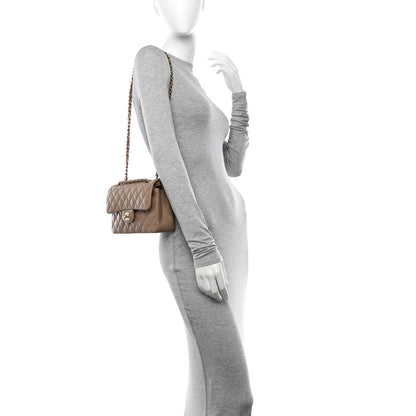 Chanel Caviar Quilted Small Double Flap Dark Beige 2 of 11