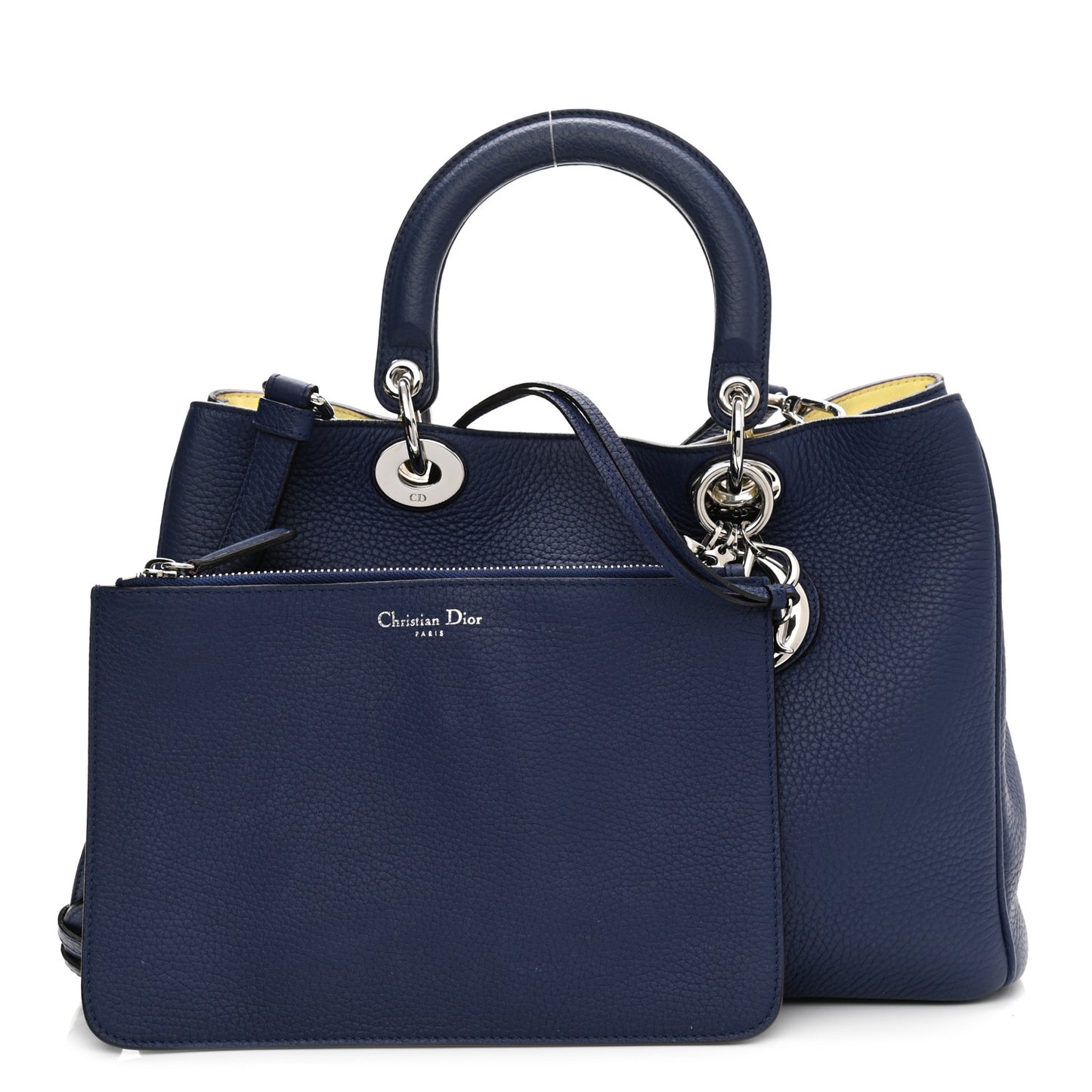 Bullcalf Medium Diorissimo Tote Blue