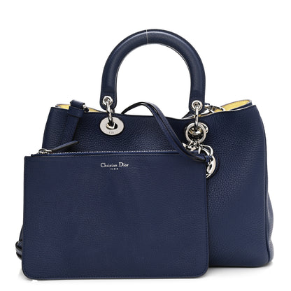Christian Dior Bullcalf Medium Diorissimo Tote Blue 1 of 13