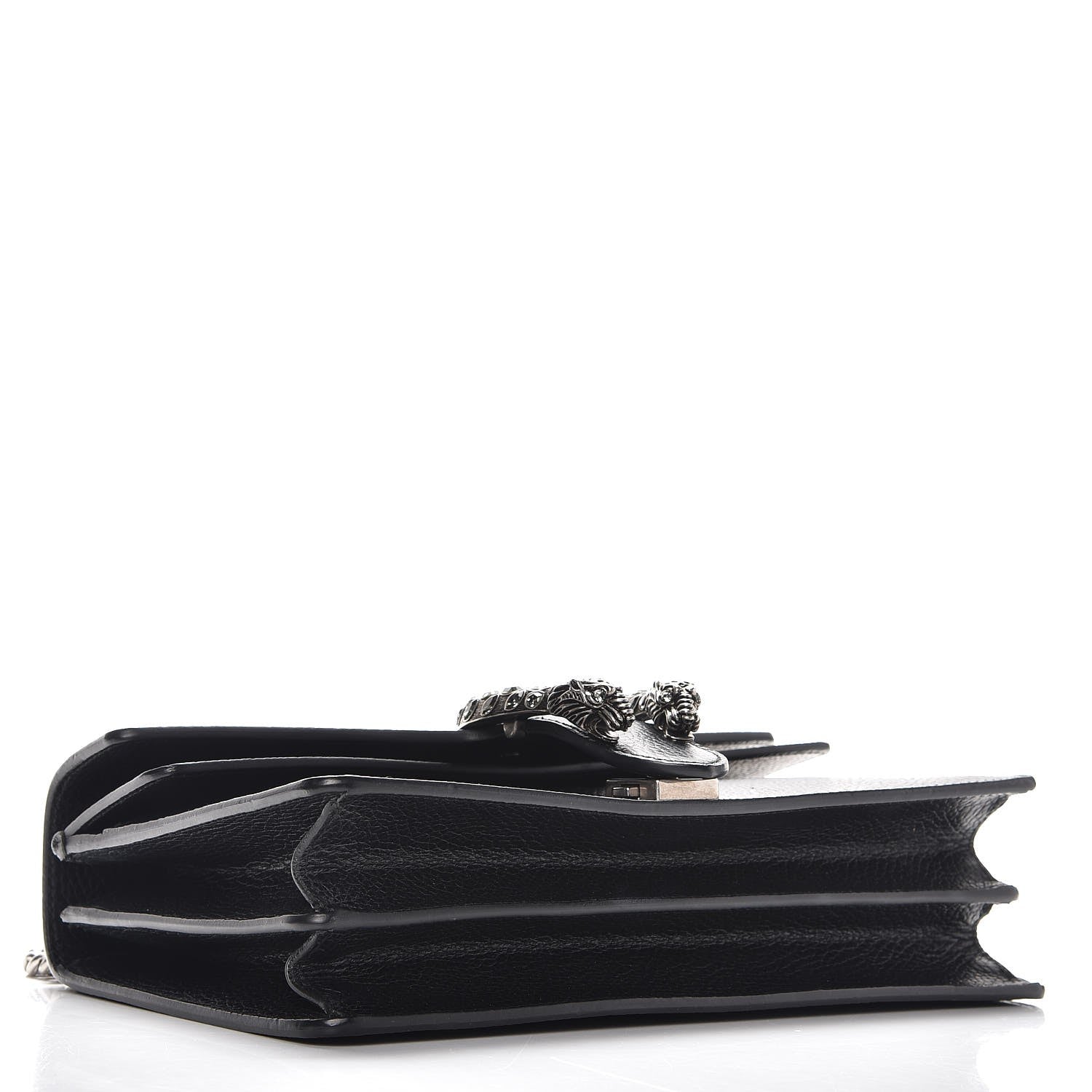 Gucci Pebbled Calfskin Small Dionysus Shoulder Bag Black 4 of 8